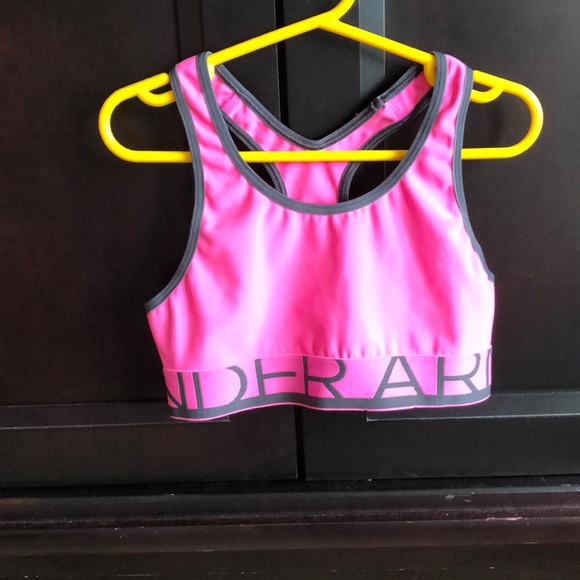 Under Armour Girls Sports Bra Small - Picture 1 of 2
